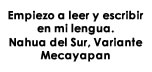 Nahua del Sur Mecayapan Módulo MIBES 1